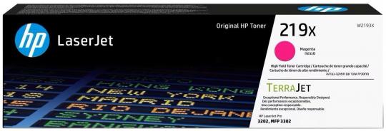 Original HP 219X Toner Magenta ca. 2.500 Seiten W2193X 
