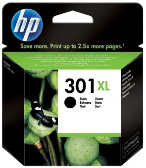 Original HP301XL Tintenpatrone Schwarz 8ml ca. 480 Seiten CH563EE 