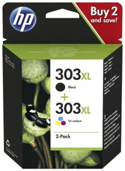 HP303XL 3YN10AE 2 Druckerpatronen Multipack Schwarz Color Schwarz 