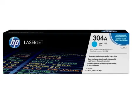 Original HP304A Toner Cyan ca. 2.800 Seiten CC531A 