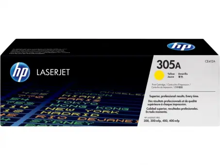 Original HP305A Toner Yellow ca. 2.600 Seiten CE412A 
