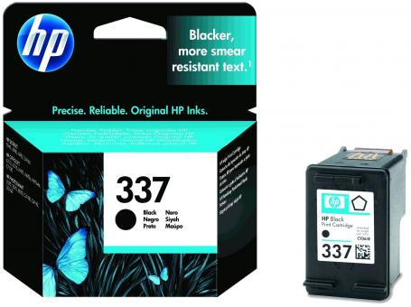 Original HP337 Tintenpatrone Schwarz 11ml ca. 420 Seiten C9364EE 
