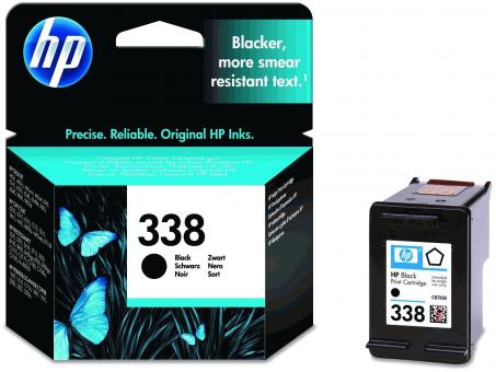 Original HP338 Tintenpatrone Schwarz 11ml ca. 480 Seiten C8765EE 