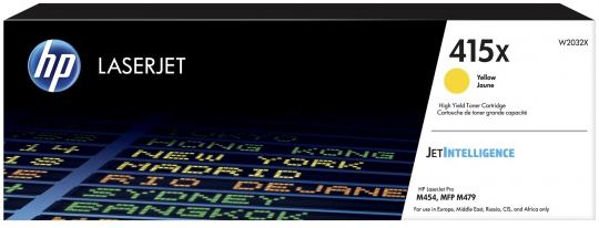 Original HP415X Toner Yellow ca. 6.000 Seiten W2032X 