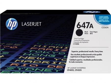 Original HP647A Toner Schwarz ca. 8.500 Seiten CE260A 