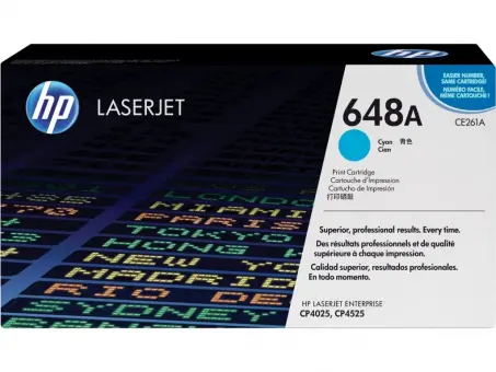 Original HP648A Toner Cyan ca. 11.000 Seiten CE261A 