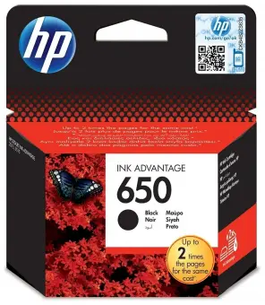 HP650 CZ101AE Druckerpatrone Schwarz ca. 360 Seiten, 