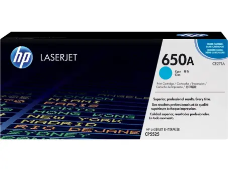 HP650A CE271A Toner Cyan ca. 15.000 Seiten, 