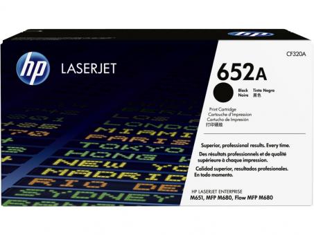 Original HP652A Toner Schwarz ca. 11.500 Seiten CF320A 