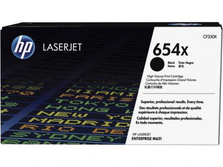 Original HP654X Toner Schwarz ca. 20.500 Seiten CF330X 