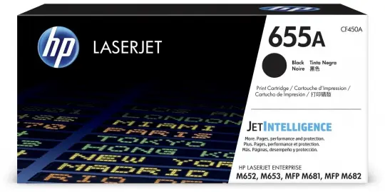 Original HP655A Toner Schwarz ca. 12.500 Seiten CF450A 