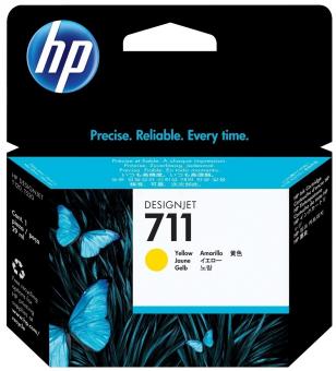Original HP711 Yellow 3  Tintenpatrone Multipack CZ136A CZ132A 
