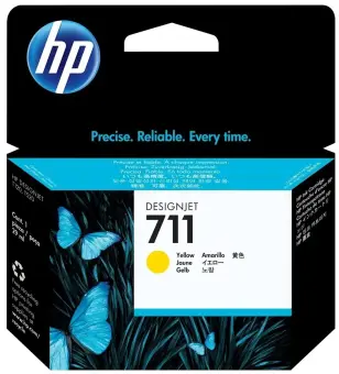 HP711 CZ136A 3 Druckerpatronen Multipack 3 x Gelb 