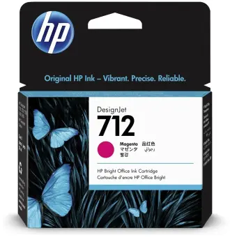 HP712 3ED68A Druckerpatrone Magenta 29ml ca. 350 Seiten, 