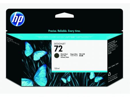Original HP72 Tintenpatrone Schwarz (matt) 130 ml C9403A 