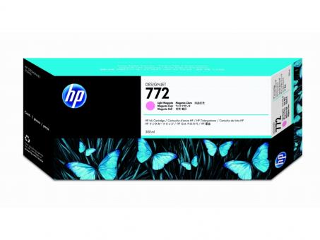 Original HP772 Tintenpatrone Magenta hell 300ml pigmentierte Vivera Tinte CN631A 