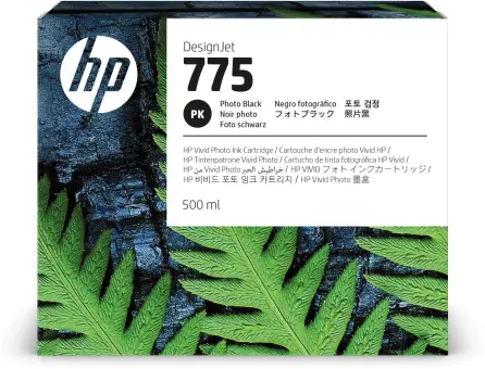 HP775 1XB21A Druckerpatrone Schwarz Foto 500 ml 