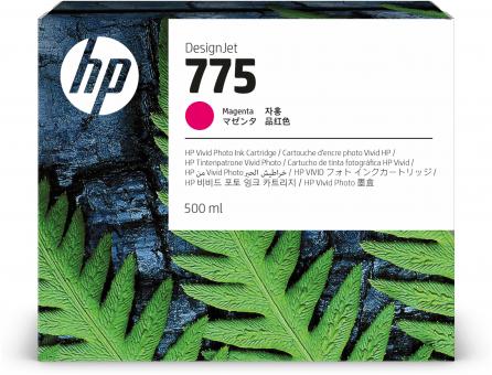 Original HP775 Tintenpatrone Magenta 500 ml (1XB18A) 