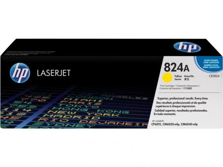 Original HP824A Toner Yellow ca. 21.000 Seiten CB382A 