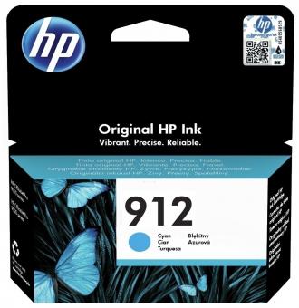 Original HP912 Tintenpatrone Cyan ca. 315 Seiten 3YL77AE 