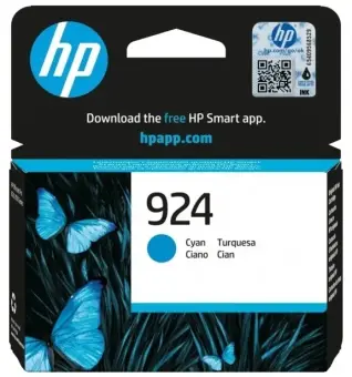 HP 924 4K0U3NE Druckerpatrone Cyan ca. 400 Seiten, 