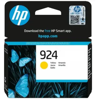 HP924 Gelb 4K0U5NE Druckerpatrone ca. 400 Seiten, 