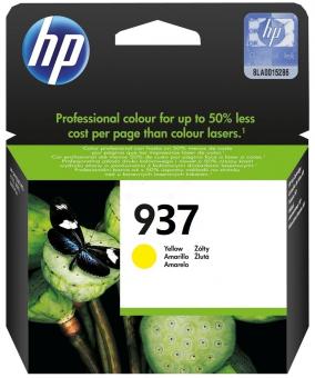 Original HP937 Tintenpatrone Yellow ca. 800 Seiten 4S6W4NE 