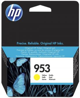Original HP953 Tintenpatrone Yellow ca. 700 Seiten F6U14AE 