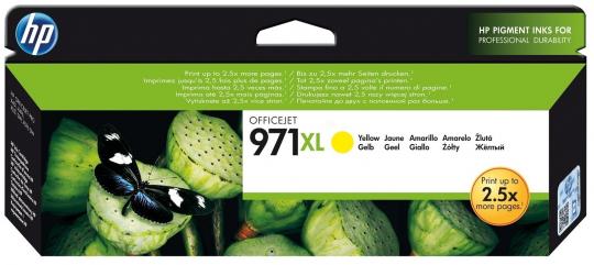 Original HP971XL Tintenpatrone Yellow ca. 6.600 Seiten CN628AE 