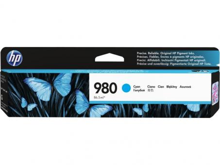 Original HP980 Tintenpatrone Cyan 86.5ml ca. 6.600 Seiten D8J07A 