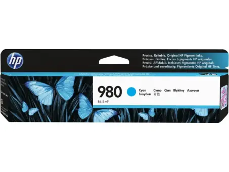 HP980 D8J07A Druckerpatrone Cyan 86.5ml ca. 6.600 Seiten, 