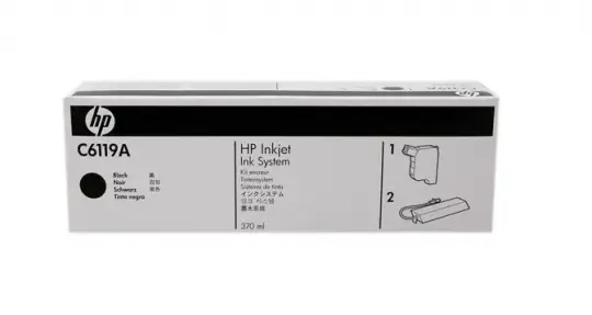 Original HPC6119A SPS Tintenpatrone Schwarz 370ml 