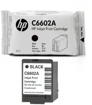 Original HPC6602A Tintenpatrone Schwarz TIJ 1.0 18ml 