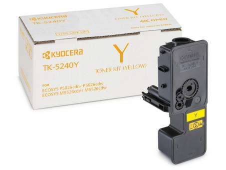 Original Kyocera K-5240Y Toner Yellow ca. 3.000 Seiten T1T02R7ANL0 