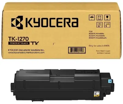 Kyocera TK-1270 1T0C140NL0 Toner Schwarz ca. 10.000 Seiten, 