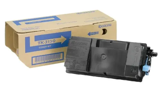 Kyocera TK-3150 1T02NX0NL0 Toner Schwarz inkl. Restbehälter ca. 14.500 Seiten, 