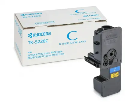 Original Kyocera TK-5220C Toner Cyan ca. 1.200 Seiten 1T02R9CNL1 