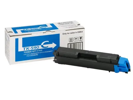 Kyocera TK-590c 1T02KVCNL0 Toner Cyan ca. 5.000 Seiten, 