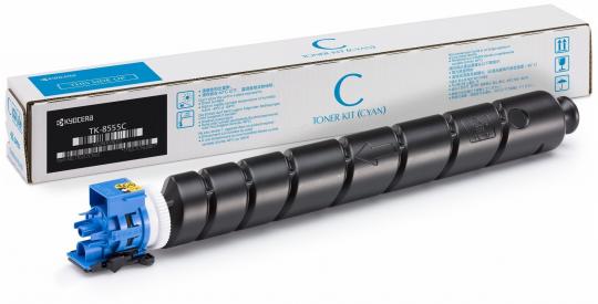 Original Kyocera TK-8555C Toner Cyan ca. 24.000 Seiten 1T02XCCNL0 