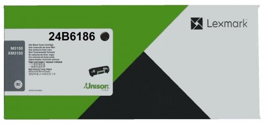 Original Lexmark 24B6186 Toner Schwarz ca. 16.000 Seiten 