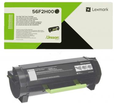 Original Lexmark 56F2H00 Toner Schwarz ca. 15.000 Seiten Rückgabe-Druckkassette, hohe Kapazität 