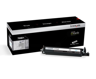 Original Lexmark 70C0D10 Entwicklereinheit Schwarz 700D1 ca. 40.000 Seiten 
