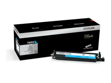 Lexmark 70C0D20 700D2 Entwicklereinheit  Cyan ca. 40.000 Seiten, Entwickler 