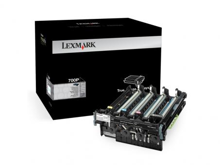 Original Lexmark 70C0P00 Bildtrommel Schwarz / Color (700P) ca. 40.000 Seiten 