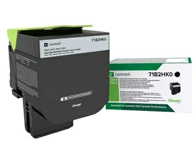 Lexmark 71B2HK0 Toner Schwarz ca. 6.000 Seiten, Rückgabe-Druckkassette, hohe Kapazität 