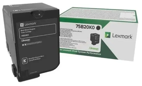 Lexmark 75B20K0 Toner Schwarz ca. 13000 Seiten, Rückgabe-Druckkassette 