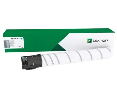 Lexmark 76C00C0 Toner Cyan ca. 11500 Seiten, Rückgabe-Druckkassette 