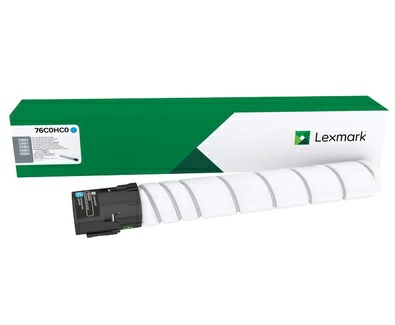 Original Lexmark 76C0HC0 Toner Cyan ca. 34.000 Seiten Rückgabe-Druckkassette 