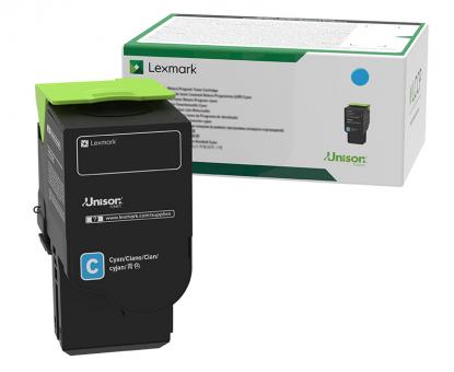 Original Lexmark 78C2XCE Toner Cyan ca. 5.000 Seiten 