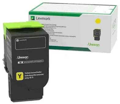 Lexmark 78C2XY0 Toner Gelb ca. 5.000 Seiten, Rückgabe-Druckkassette, extra hohe Kapazität 